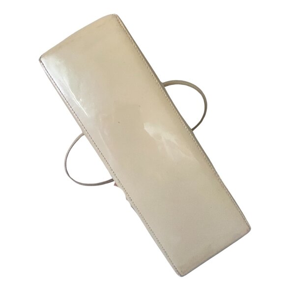 Louis Vuitton Wilshire Boulevard Vernis Tote Cream Patent Leather - Picture 12 of 12